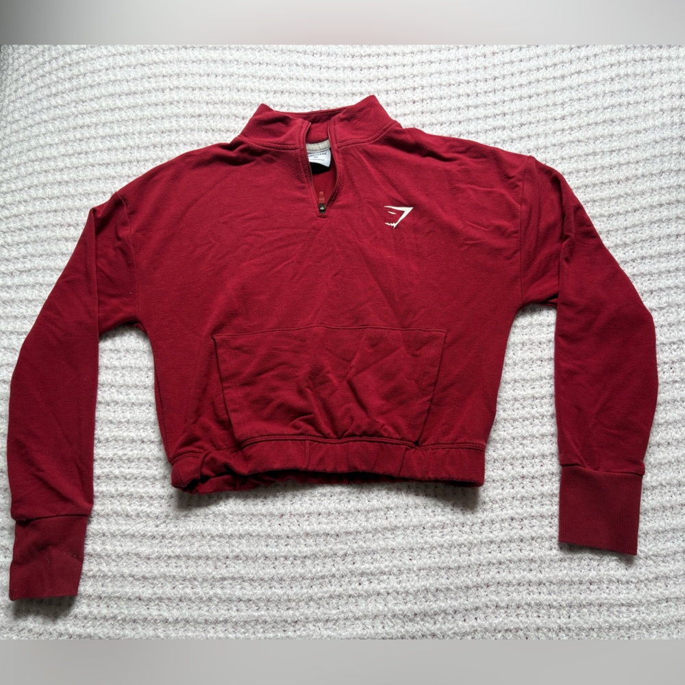 Gymshark Burgundy sweater & jogger set